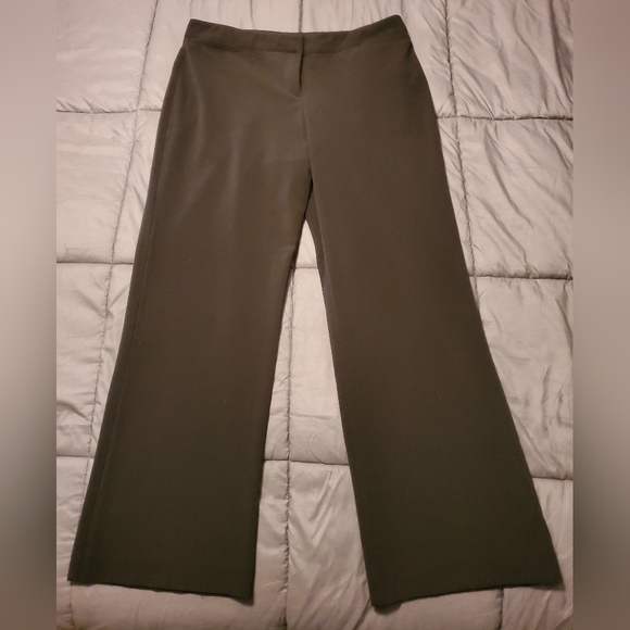 Briggs New York Black Wide Leg Slacks - Picture 1 of 4